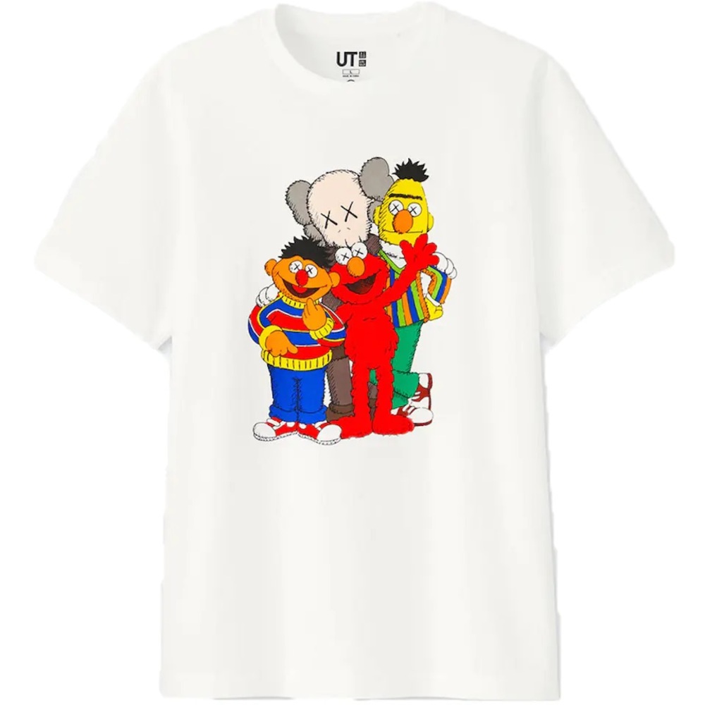 Kaws X Sesame Street collab T